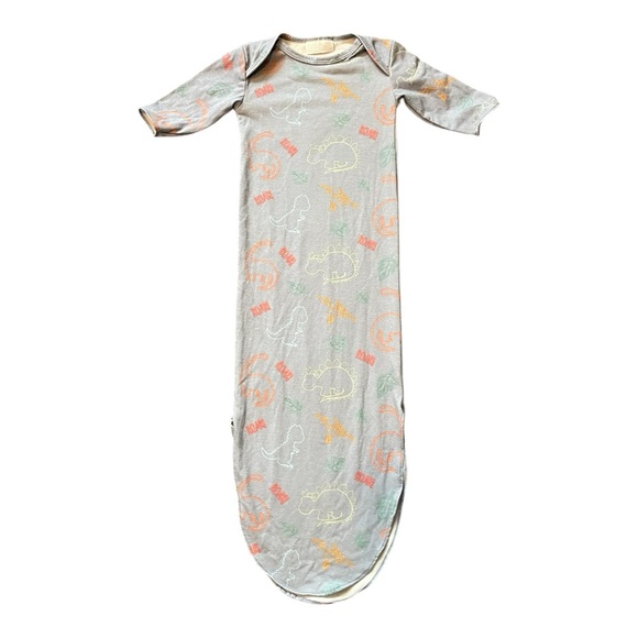 #043, Toby one piece tie bottom nightgown  for newborn - Picture 2 of 4